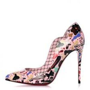 CHRISTIAN LOUBOUTIN DESIGNER HEELS, 37.5 (US 7/7.5)